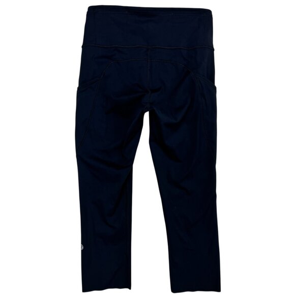 Lululemon Fast and Free Leggings Black Multiple Pockets Size 6 - Picture 1 of 9